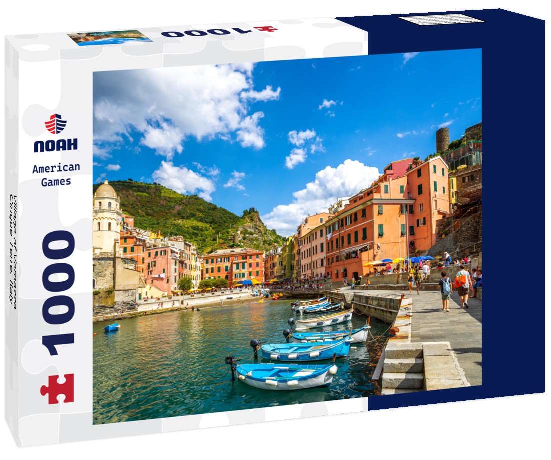 Village of Vernazza, Cinque Terre, Italy 1000pc Puzzle