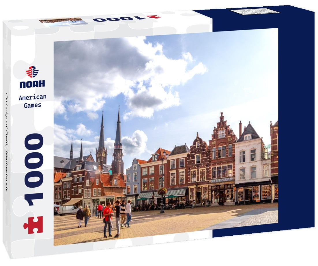 Old city of Delft, Netherlands 1000pc Puzzle