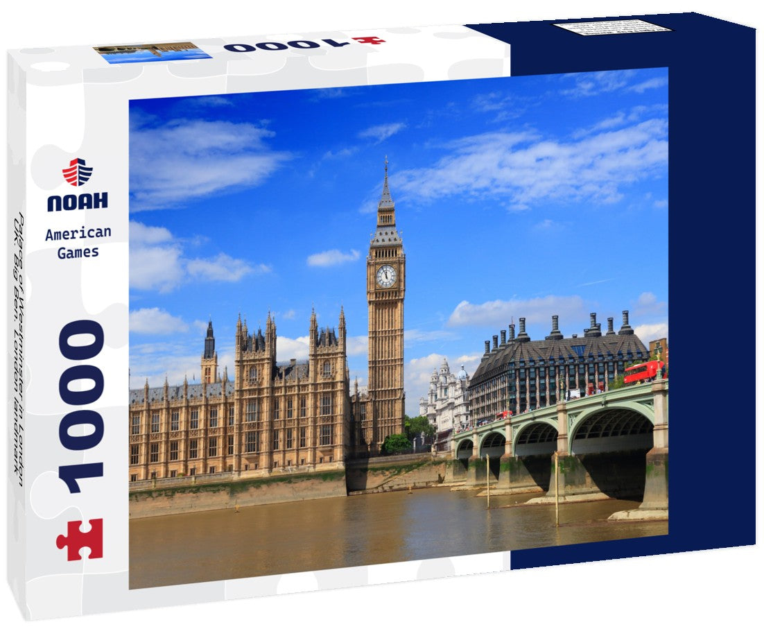 Palace of Westminster in London, UK. Big Ben. London landmark 1000pc Puzzle
