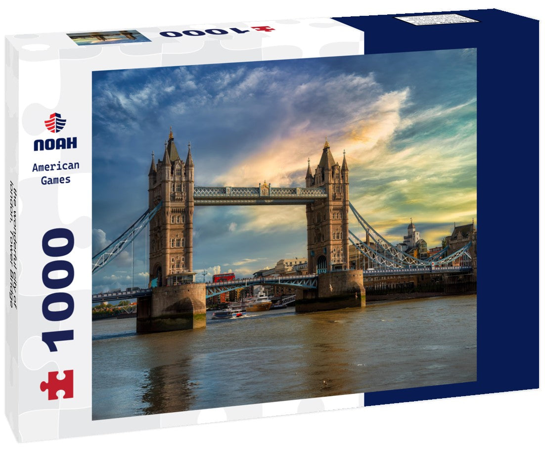 Noah Jigsaw Puzzle the wonderful city of london, Tower Bridge 1000 pieces