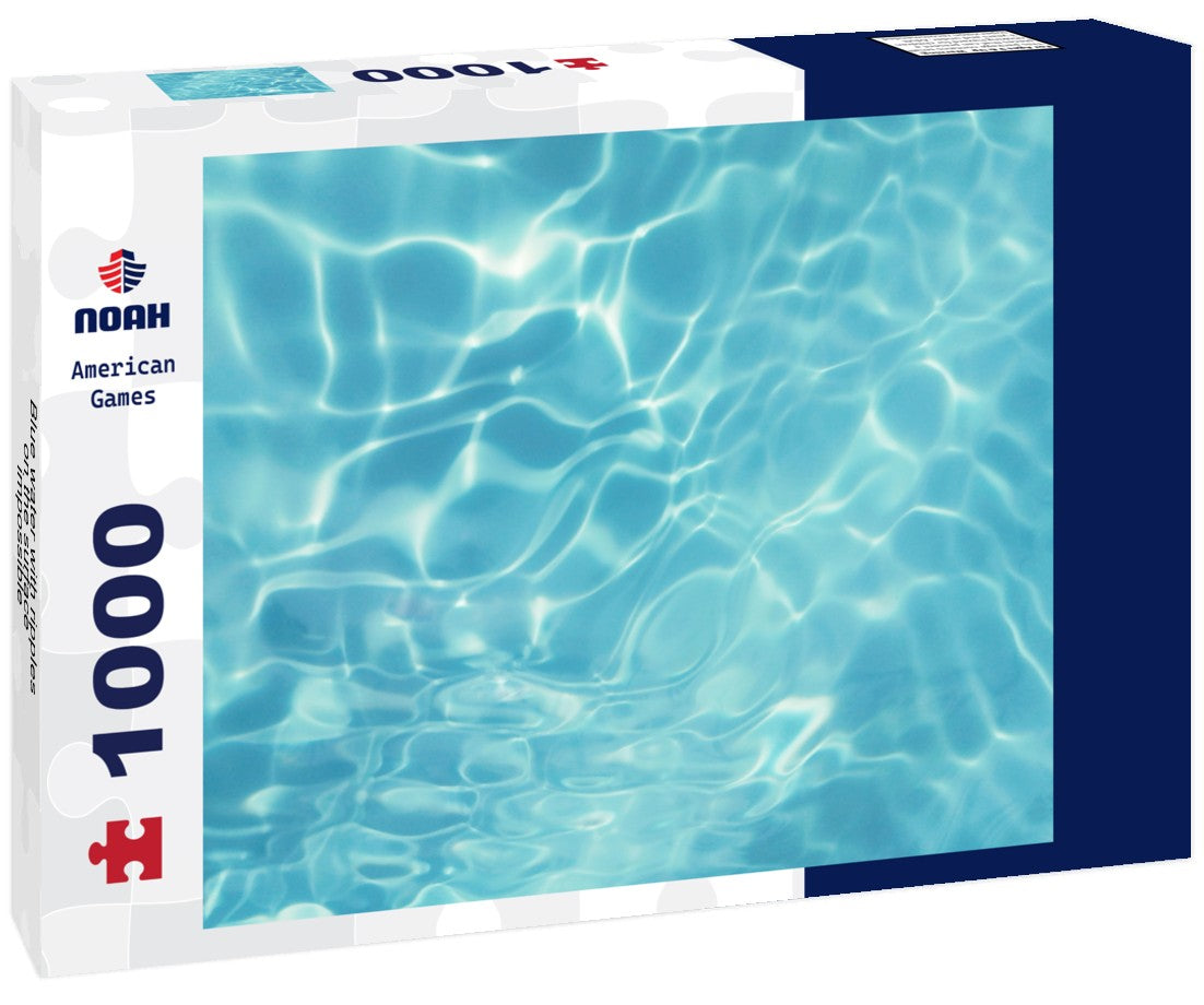 Noah Jigsaw Puzzle Blue water with ripples on the surface - impossible 1000 pieces