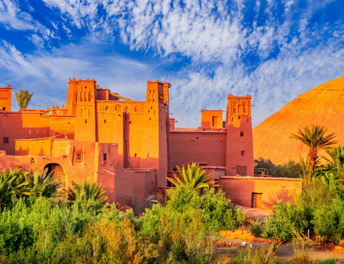 Noah Jigsaw Puzzle Ait-Benhaddou, Morocco. Medieval kasbah, clay traditional fortification in North Africa, Atlas Mountains 1000 pieces