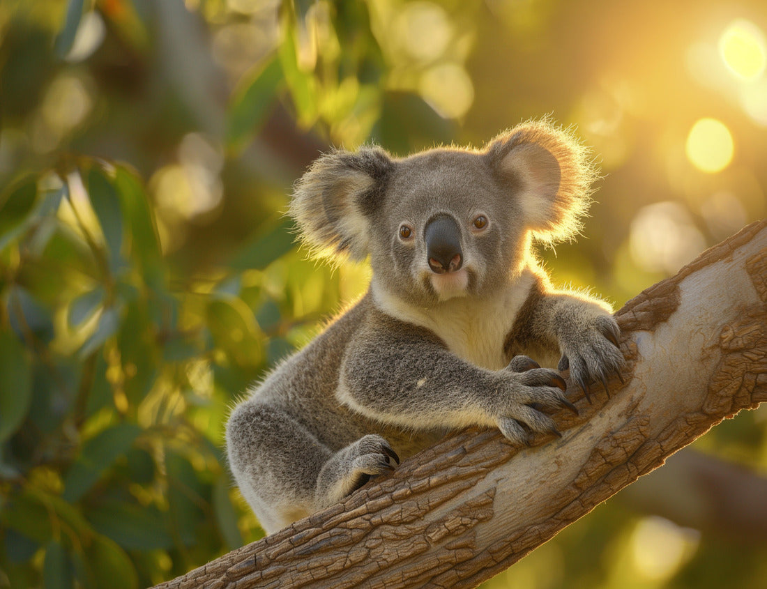 Noah Jigsaw Puzzle cute koala on tree branch in australia 1000 pieces