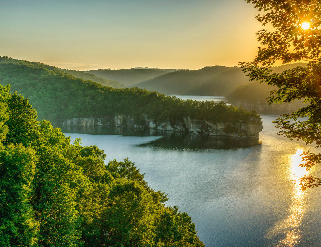 Noah Jigsaw Puzzle Morning view from Long Point Overlook on Summersville Lake, Nicholas County, West Virginia, USA 1000 pieces