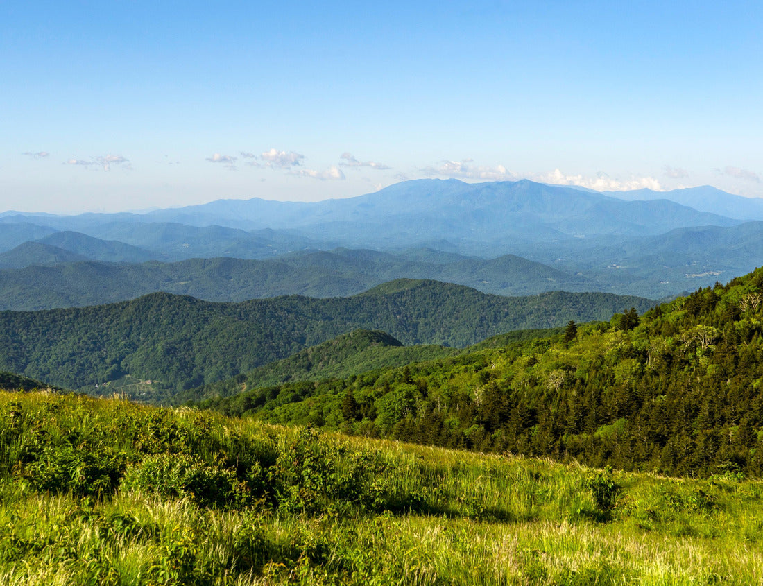 Noah Jigsaw Puzzle A view of the Blue Ridge mountains from the Appalachian Trail atop Round Bald in Tennessee-North Carolina 1000 pieces