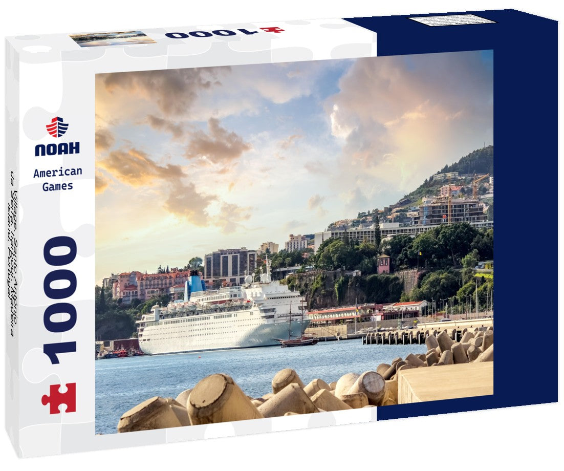 Village, Santo António da Serra, harbour, Madeira, island, Portugal 1000pc Puzzle