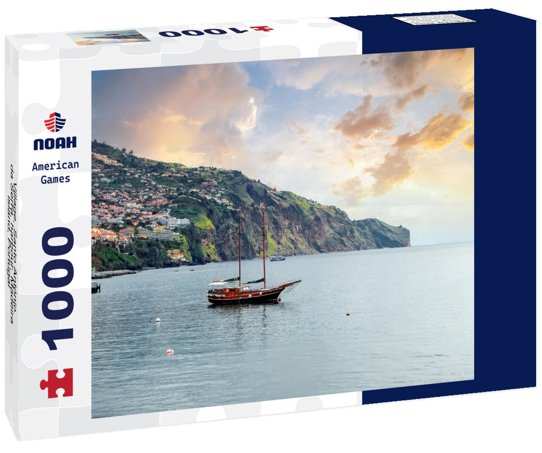 Village, Santo António da Serra, harbour, Madeira, island, Portugal 1000pc Puzzle