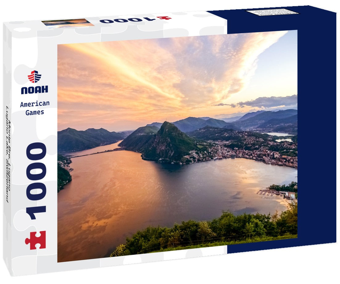 Noah Jigsaw Puzzle Monte Bre, Lugano, Lugano Lake, Switzerland 1000 pieces