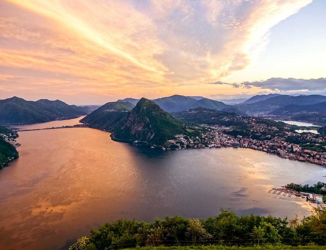 Noah Jigsaw Puzzle Monte Bre, Lugano, Lugano Lake, Switzerland 1000 pieces