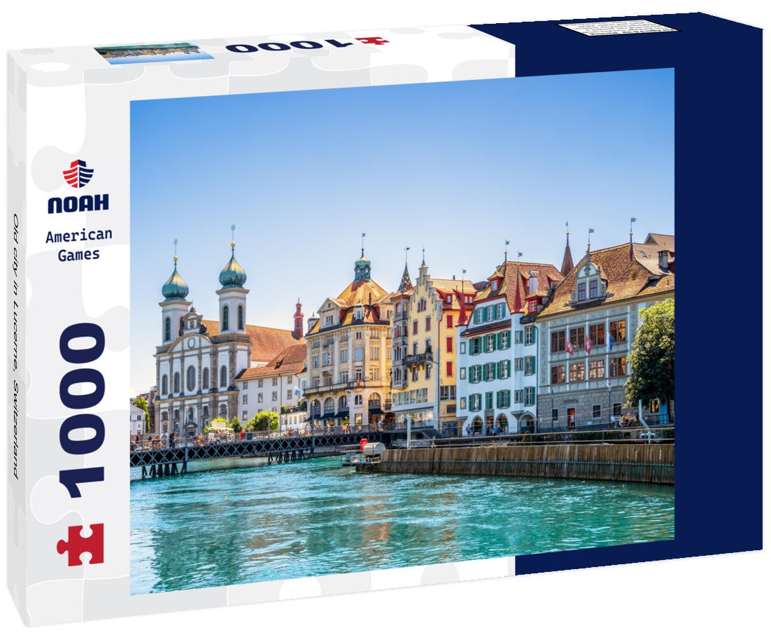 Old city in Lucerne, Switzerland 1000pc Puzzle