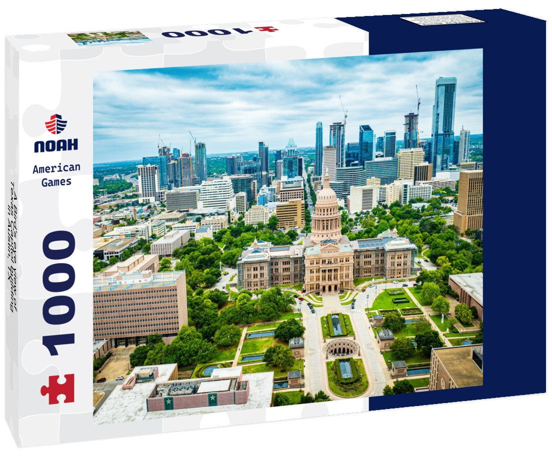 Noah Jigsaw Puzzle A Bird's eye view of Texas Capitol building in Austin, TX 1000 pieces