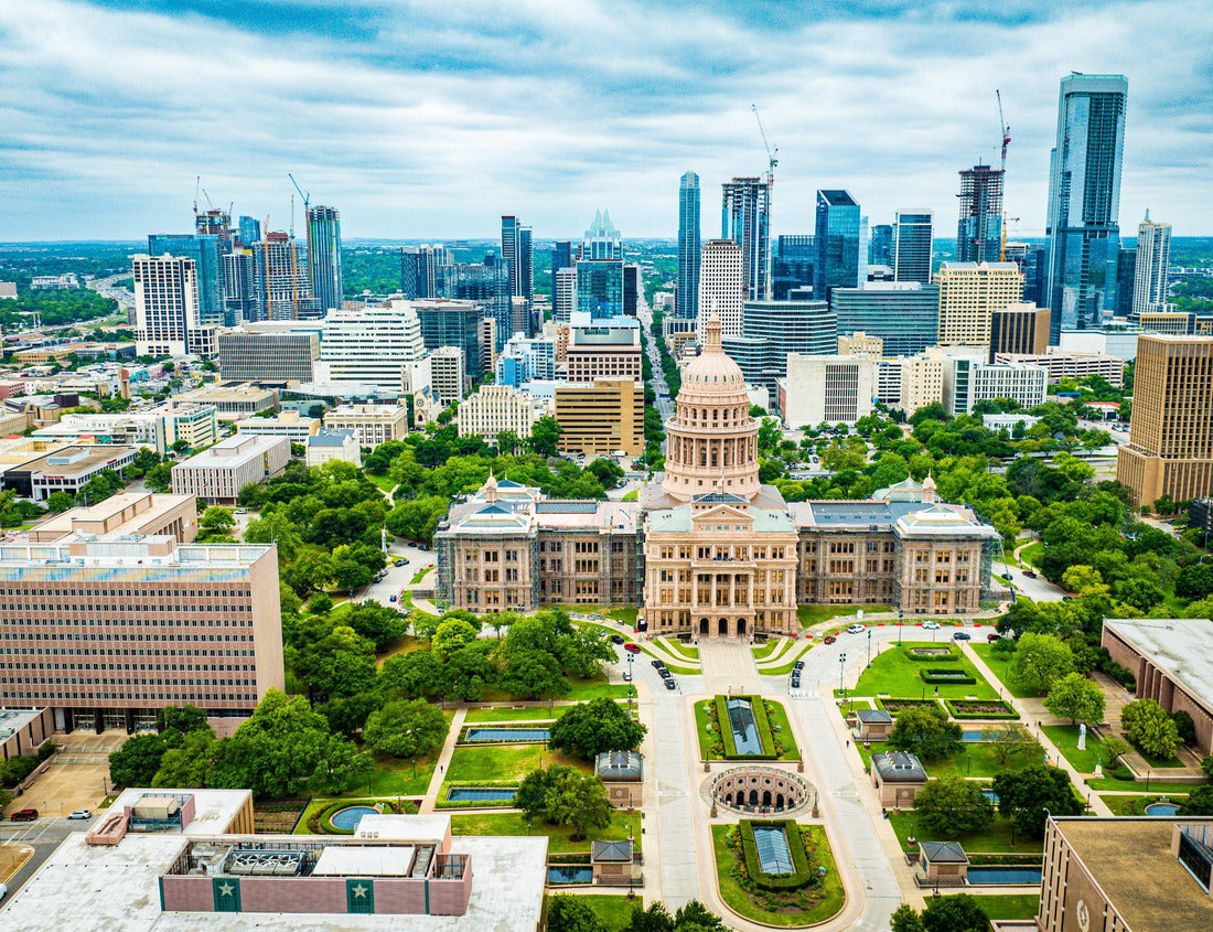 Noah Jigsaw Puzzle A Bird's eye view of Texas Capitol building in Austin, TX 1000 pieces