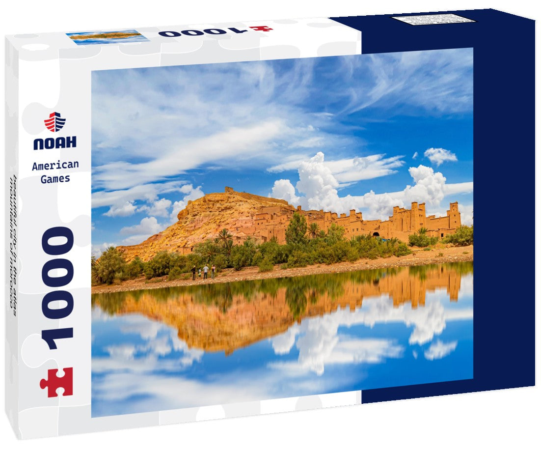 beautiful city in the atlas mountains of morocco 1000pc Puzzle