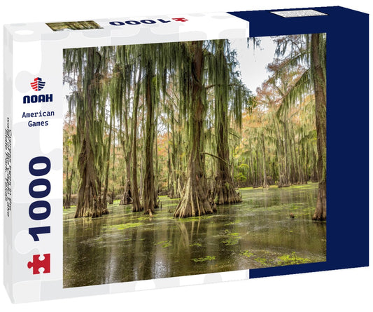 Noah Jigsaw Puzzle Cypress trees in the water of the Caddo Lake State Park, Texas 1000 pieces