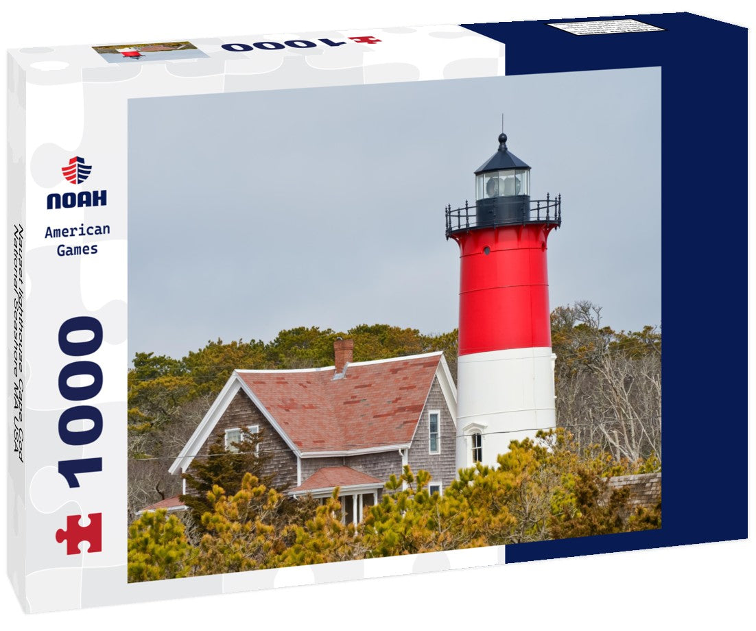Noah Jigsaw Puzzle Nauset lighthouse Cape Cod National Seashore MA USA 1000 pieces
