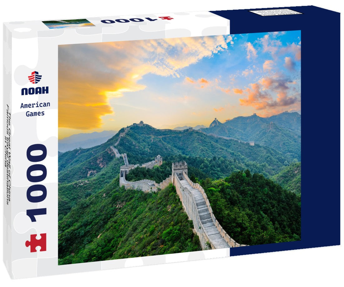 Noah Jigsaw Puzzle The Great Wall of China. Famous travel destinations in China 1000 pieces