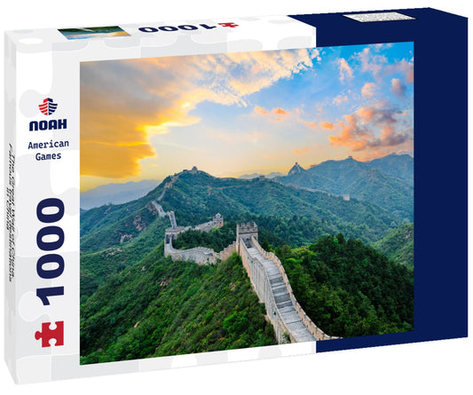 Noah Jigsaw Puzzle The Great Wall of China. Famous travel destinations in China 1000 pieces