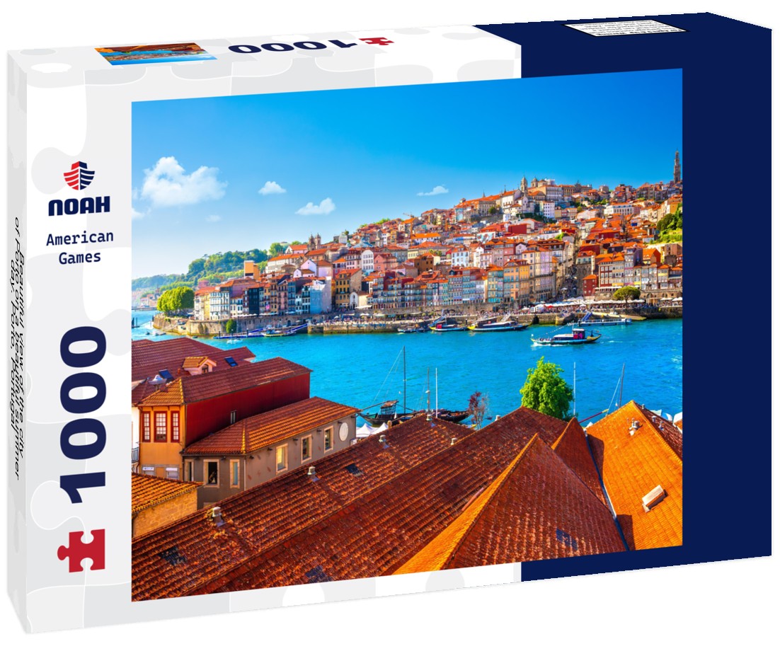 Noah Jigsaw Puzzle Beautiful view of the city of Porto on a beautiful summer day. Porto, Portugal 1000 pieces