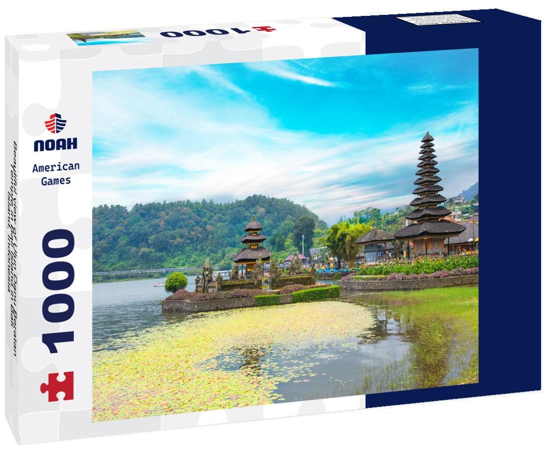 Noah Jigsaw Puzzle Beautiful view of Ulun Danu Beratan Temple in Bali Island in Bali Island, Indonesia 1000 pieces