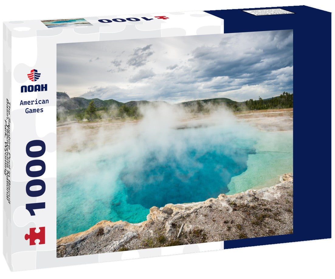 The Sapphire Pool in Biscuit Basin, Yellowstone National Park, Wyoming 1000pc Puzzle