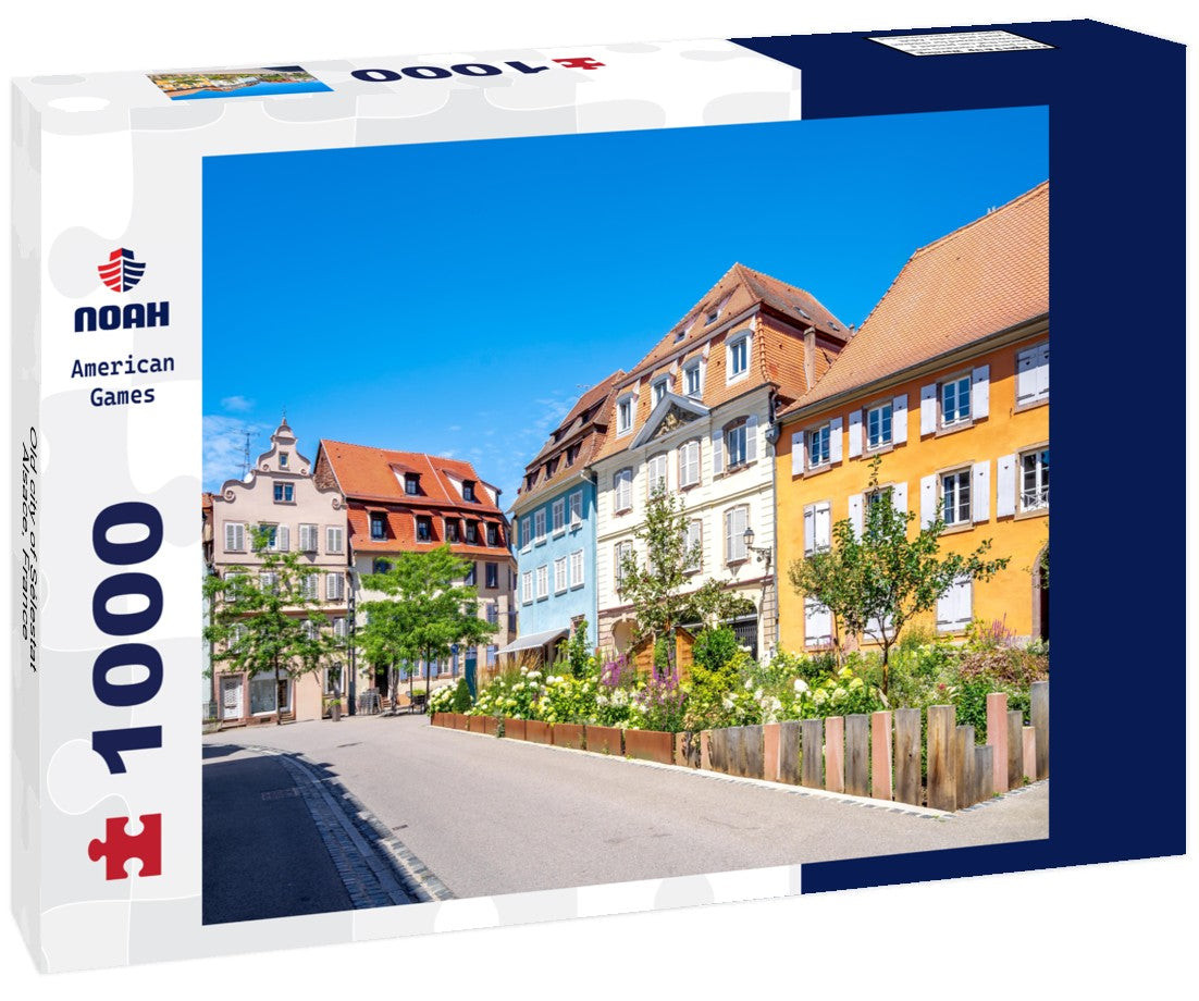 Old city of Sélestat, Alsace, France 1000pc Puzzle