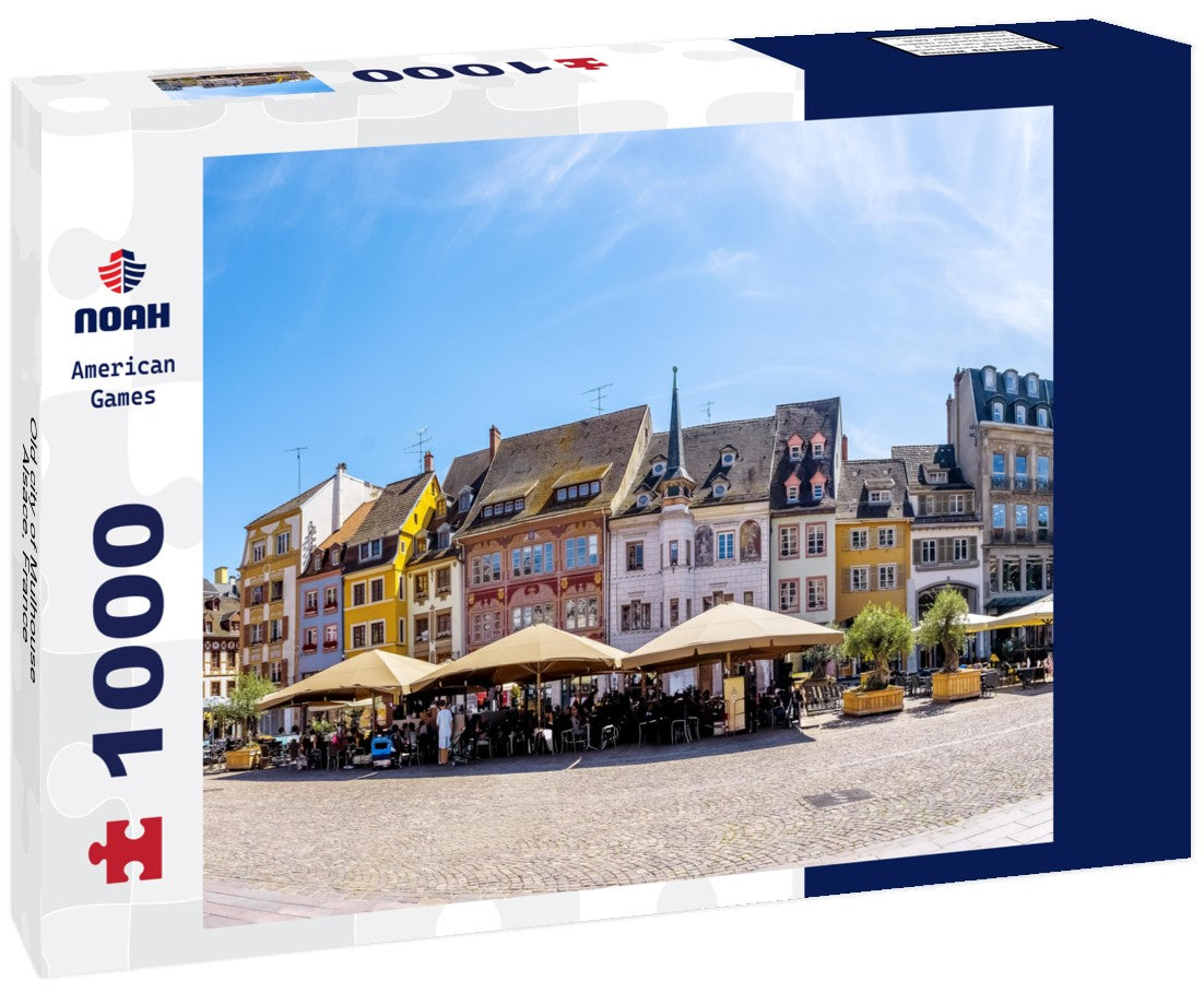 Old city of Mulhouse, Alsace, France 1000pc Puzzle
