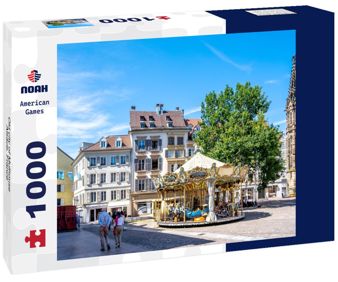 Old city of Mulhouse, Alsace, France 1000pc Puzzle