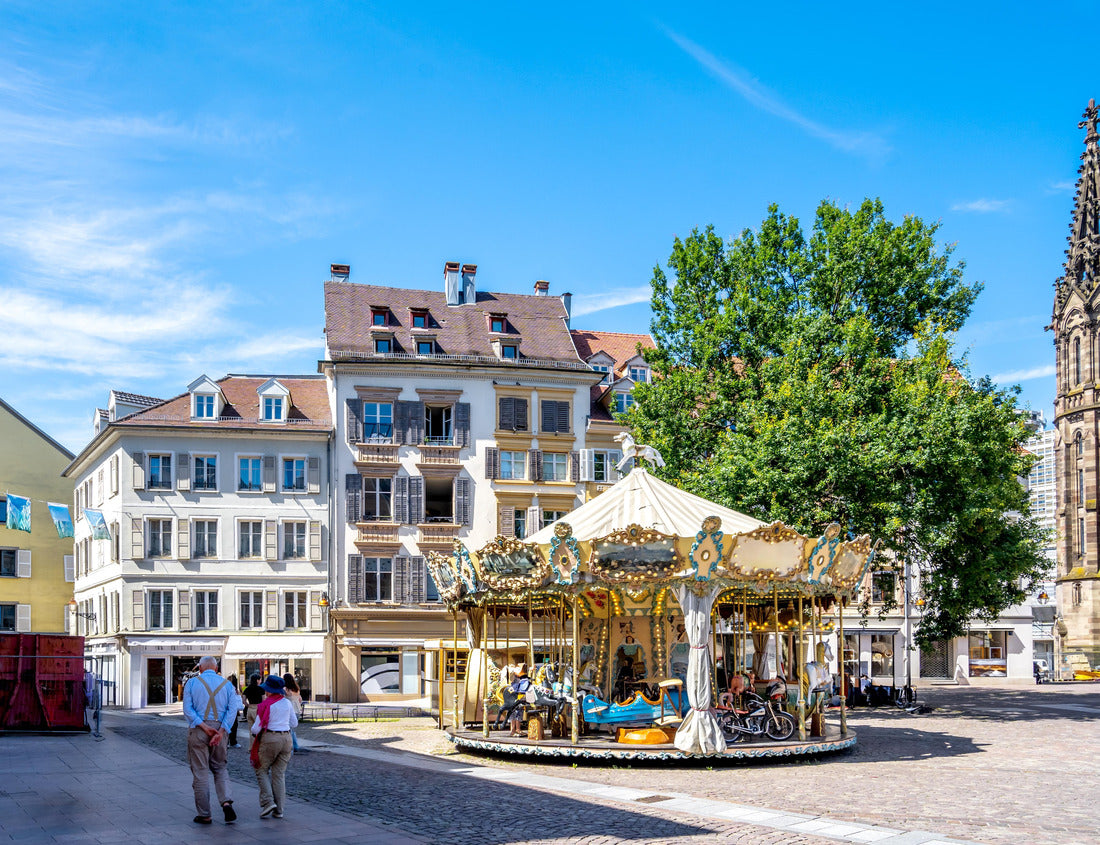 Old city of Mulhouse, Alsace, France 1000pc Puzzle