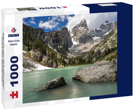 Noah Jigsaw Puzzle A stunning view of Delta Lake in Grand Teton on a sunny day in Grand Teton National Park, Wyoming, USA 1000 pieces