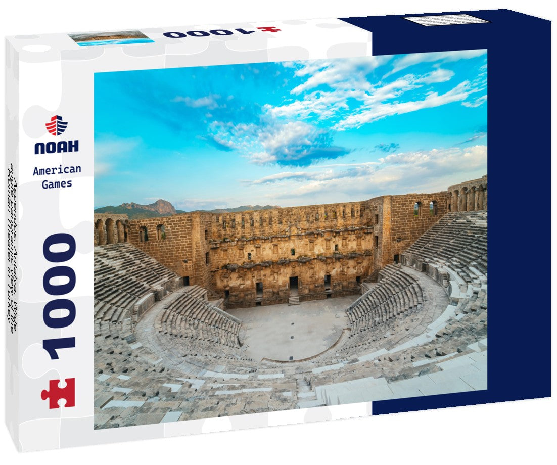 Noah Jigsaw Puzzle Aspendos, Antalya. Wide-angle panoramic view of the Roman Theater in Turkey 1000 pieces