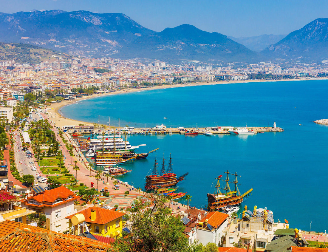 Noah Jigsaw Puzzle Alanya city, Antalya district, Turkey. Sunny summer and blue sea 1000 pieces