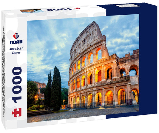 Noah Jigsaw Puzzle Colosseum morning in Rome, Italy. Exterior of the Rome Colosseum. Colosseum is one of the main attractions of Rome (Roma) and Italy. Architecture and landmark of Rome and Italy 1000 pieces