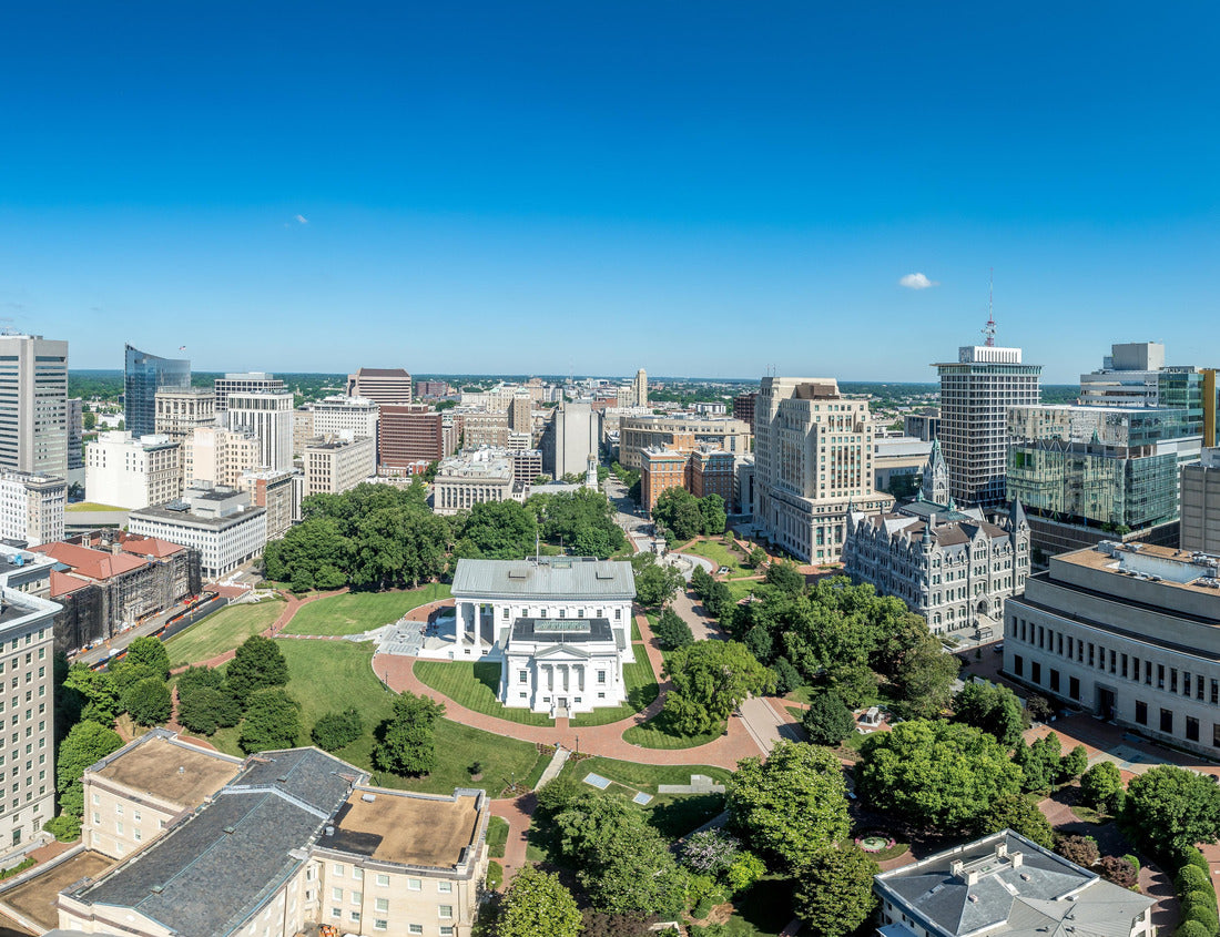 Noah Jigsaw Puzzle Aerial view of capitol square in Richmond with Virginia state capital, executive mansion, department of agriculture, old city hall, skyline 1000 pieces