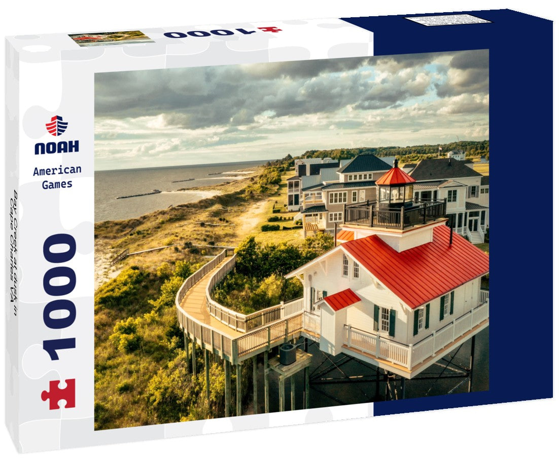 Noah Jigsaw Puzzle Bay Creek at dusk in Cape Charles VA 1000 pieces
