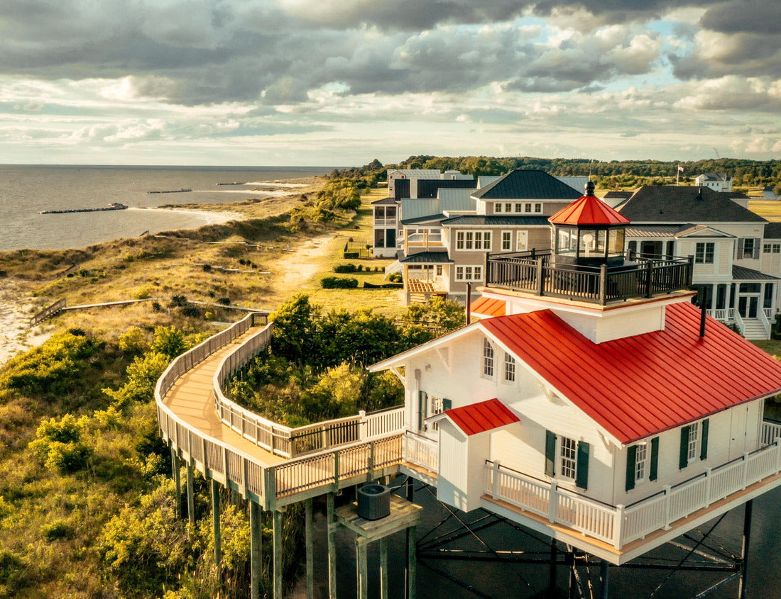 Noah Jigsaw Puzzle Bay Creek at dusk in Cape Charles VA 1000 pieces
