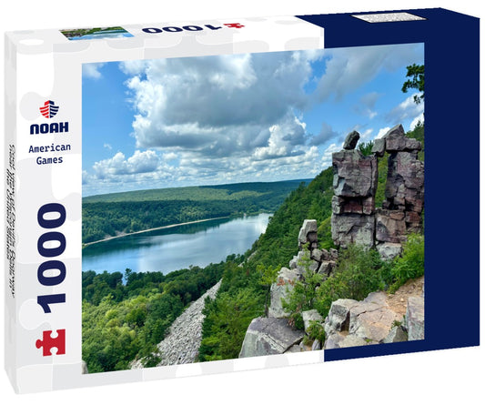 Noah Jigsaw Puzzle Cool view of Devil's Doorway near the Wisconsin Dells in the United States 1000 pieces