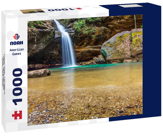Noah Jigsaw Puzzle Lower Falls, Old Man's Cave, Hocking Hills State Park, Ohio 1000 pieces