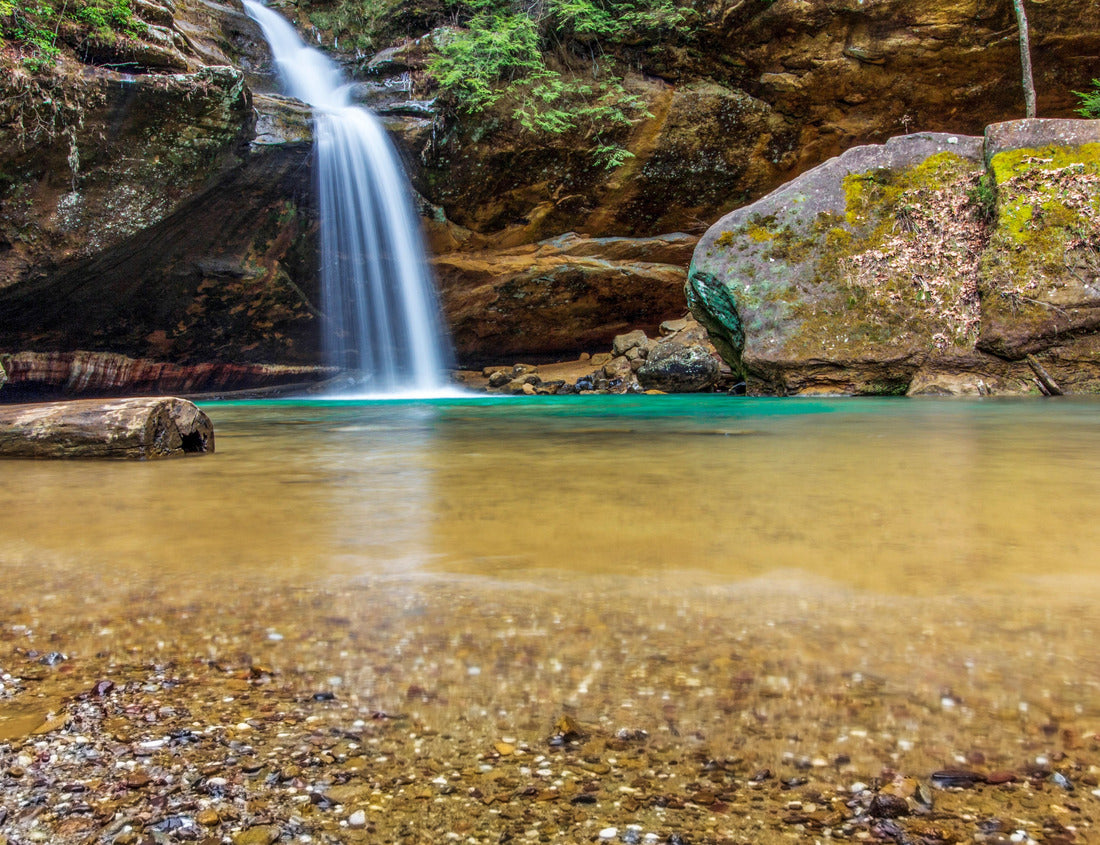 Noah Jigsaw Puzzle Lower Falls, Old Man's Cave, Hocking Hills State Park, Ohio 1000 pieces