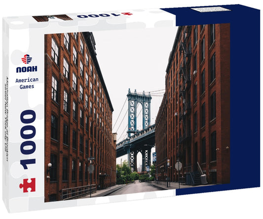 Noah Jigsaw Puzzle Manhattan Bridge at Brooklyn street New York city US 1000 pieces
