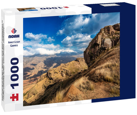 Noah Jigsaw Puzzle Andringitra national park, Haute Matsiatra region, Madagascar, beautiful mountain landscape with trail to Chameleon peak and massifs. Hiking in Andringitra mountains. Madagascar wilderness landscape 1000 pieces