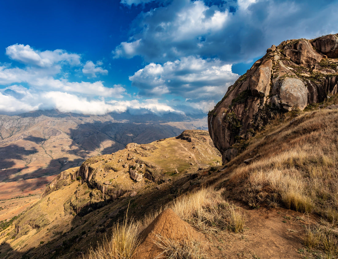 Noah Jigsaw Puzzle Andringitra national park, Haute Matsiatra region, Madagascar, beautiful mountain landscape with trail to Chameleon peak and massifs. Hiking in Andringitra mountains. Madagascar wilderness landscape 1000 pieces
