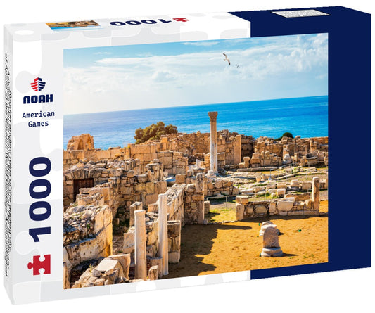 Noah Jigsaw Puzzle ?ourion ancient ruins of the ancient city. Achilles' House Kourio Basilica at The Sanctuary of Apollo at the Kourion World Heritage Archaeological site near Limassol (Lemesos), Cyprus 1000 pieces