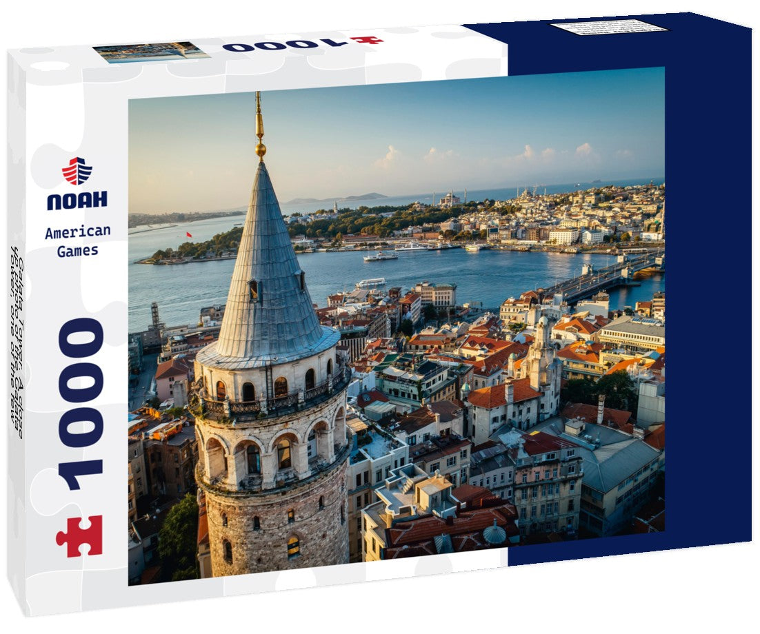 Noah Jigsaw Puzzle Galata Tower. A close-up photo of the Galata Tower, one of the few beauties of Istanbul 1000 pieces