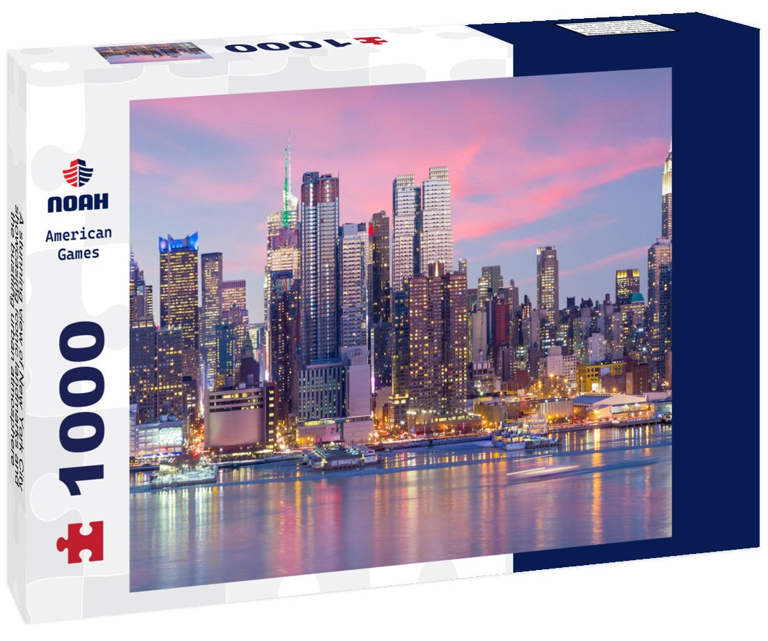 Noah Jigsaw Puzzle A stunning view of New York City, showcasing iconic landmarks and the bustling urban atmosphere 1000 pieces