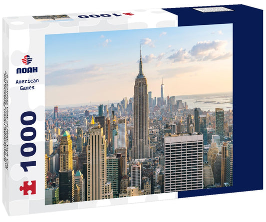 Noah Jigsaw Puzzle A stunning view of New York City, showcasing iconic landmarks and the bustling urban atmosphere 1000 pieces