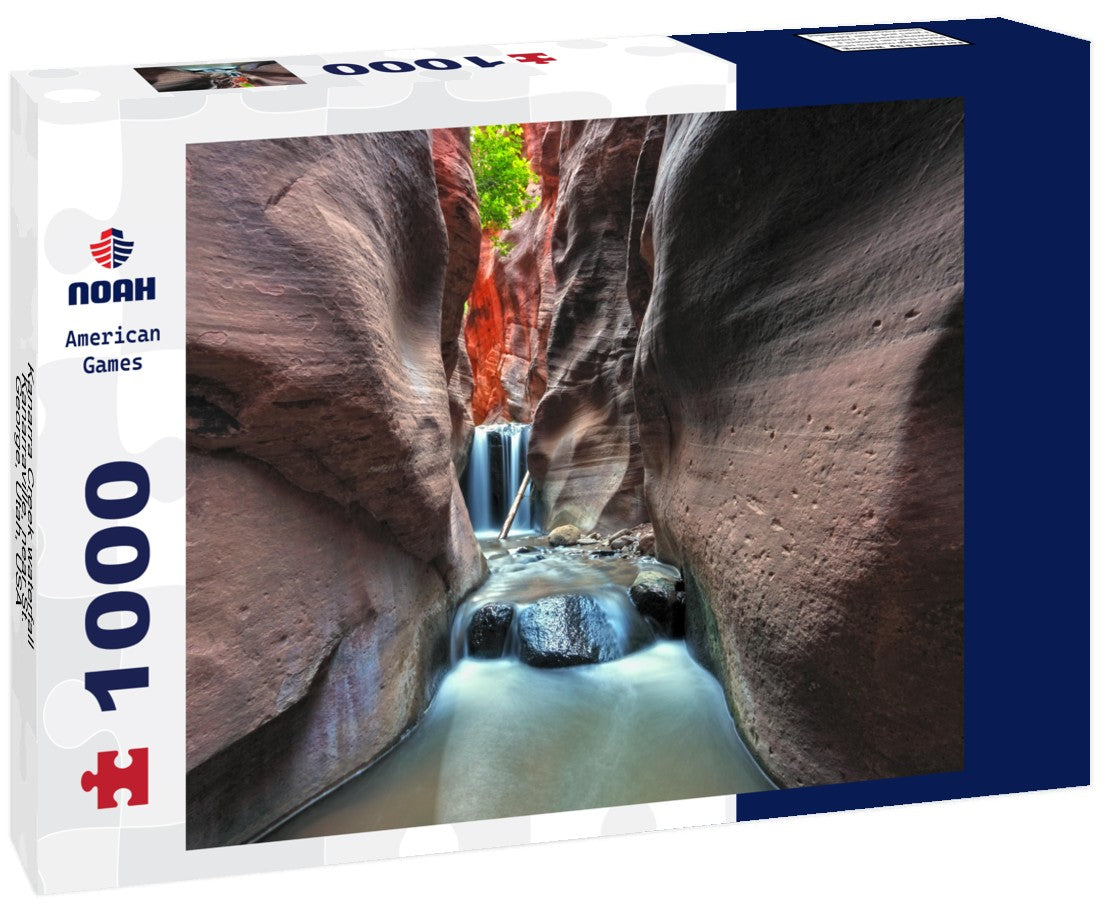 Noah Jigsaw Puzzle Kanarra Creek waterfall, Kanarraville, near St. George, Utah, USA 1000 pieces