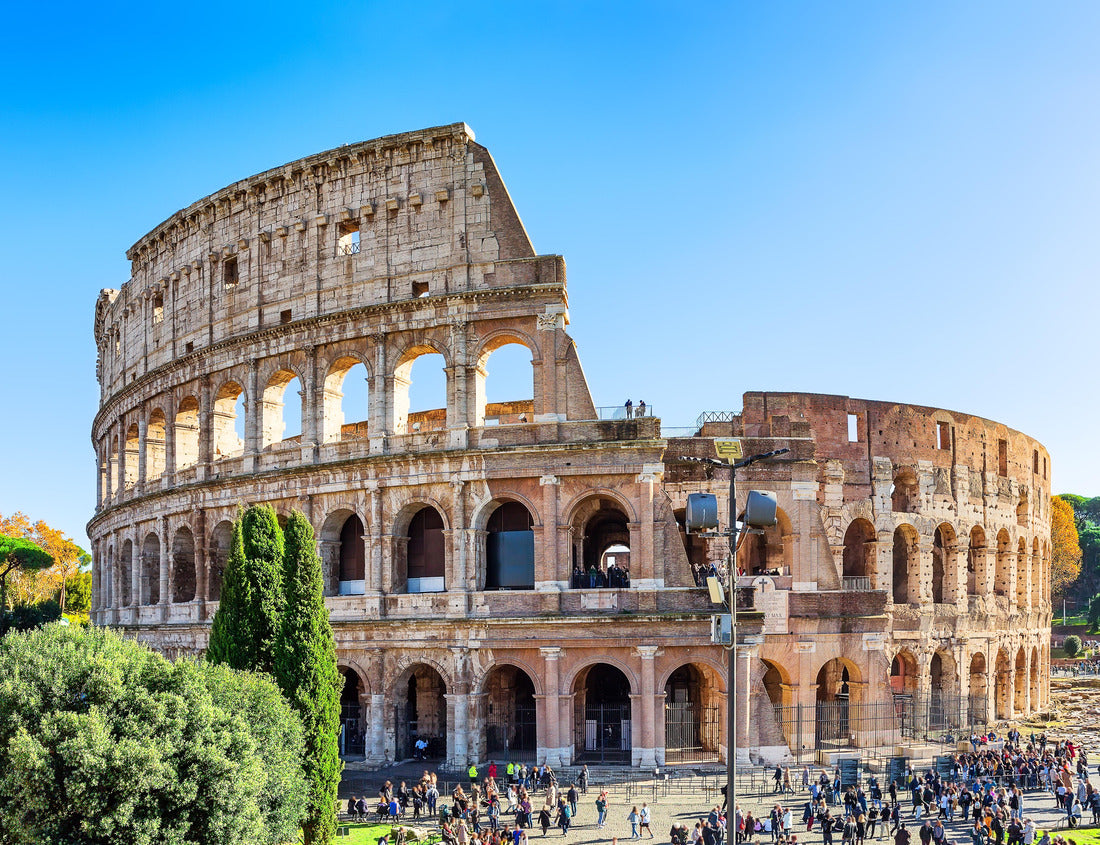 Noah Jigsaw Puzzle Colosseum (Coliseum) is one of main travel attraction of Rome, Italy. Ancient Roman ruins of Colosseum, landscape of old Rome city, Italy 1000 pieces