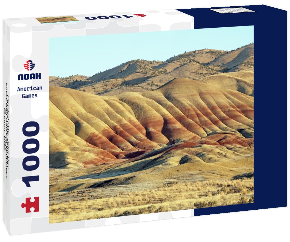 Painted Hills, John Day Fossil Bed National Monument, Oregon, USA 1000pc Puzzle