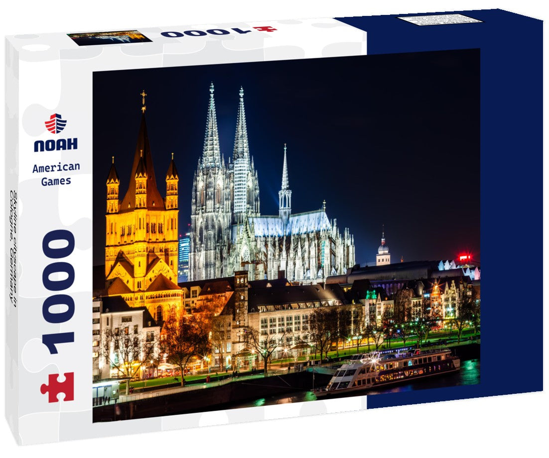 Skyline cityscape in Cologne, Germany 1000pc Puzzle