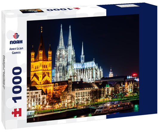 Noah Jigsaw Puzzle Skyline cityscape in Cologne, Germany 1000 pieces